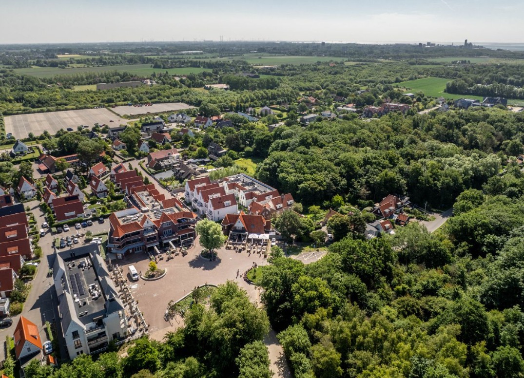 Aerial view of the village of Dishoek